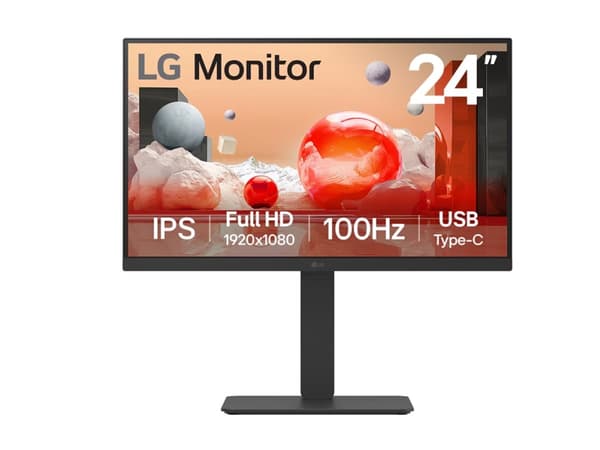 LG 24BA750-B Näyttö 60,4 cm (23,8 tuumaa)