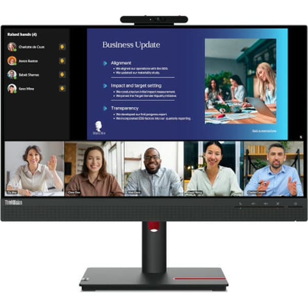 Skærm Lenovo ThinkVision T24V-30 23,8" LED 75 Hz 50-60  Hz Sort