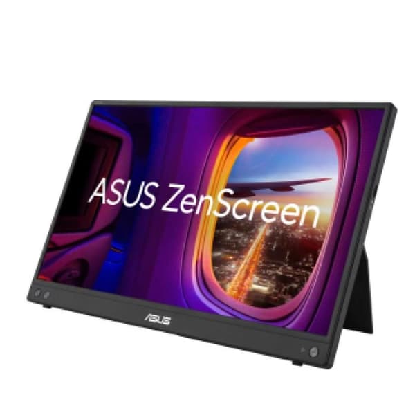 ASUS 15,6' LED - ZenScreen MB16AHV - Full HD 1080p PC-skärm - 1920 x 1080 pixlar - 5 ms (grå till grå) - 16/9 - IPS-panel - Bärbar