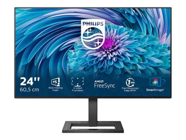 Spelskärm - Philips - 242E2FA - 1ms - FreeSync - 1920x1080 - 75Hz