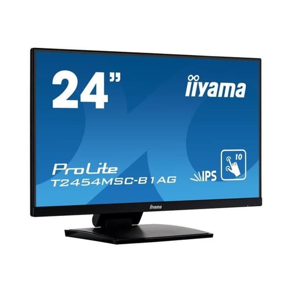 IIYAMA ProLite T2454MSC-B1AG LED-skärm - 23,8" Full HD IPS-pekskärm - HDMI, VGA - Högtalare