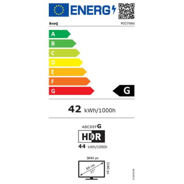 Skærm BenQ PD2706U 27" LED IPS LCD Flicker free