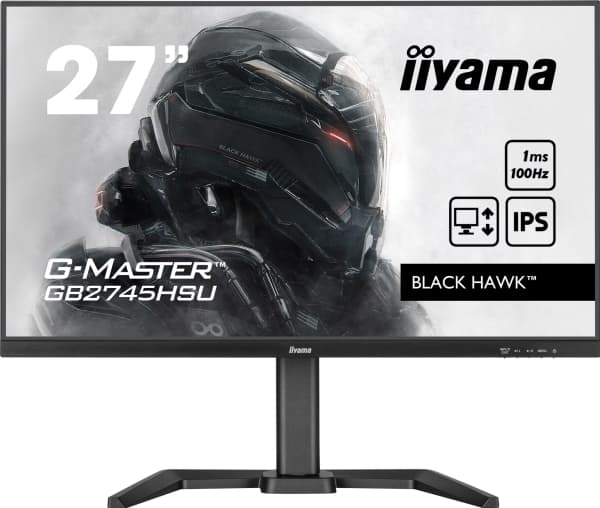 iiyama G-MASTER GB2745HSU-B2, 68,6 cm (27"), 1920 x 1080 pikseliä, Full HD, LED, 1 ms, Musta