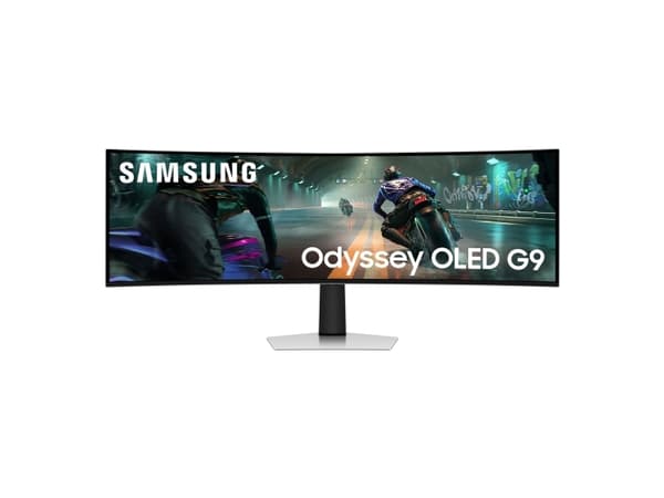 Samsung Odyssey OLED G9 S49DG910SU - G91SD Series - OLED-skjerm - gaming - kurvet - 49" - 5120 x 1440 Dual Quad HD @ 144 Hz - 250 cd/m² - 1000000:1 -