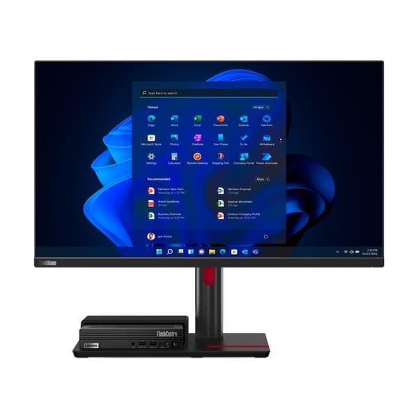 Lenovo ThinkCentre TIO Flex 27i computerskærm 68,6 cm (27") 1920 x 1080 pixels Full HD LED Sort