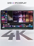 Miniatyrbild 2 av 5: 18,4 tum gamingmonitor, 4K-upplösning, bred kompatibilitet,EU-kontakt