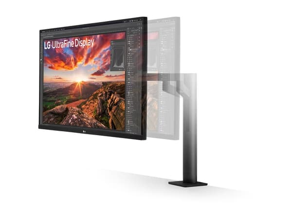 LG UltraFine Ergo 32UN880K-B - LED-skärm - 32" (31.5" visbar) - 3840 x 2160 4K UHD (2160p) @ 60 Hz - IPS - 350 cd/m² - 1000:1 - HDR10 - 5 ms - 2xHDMI