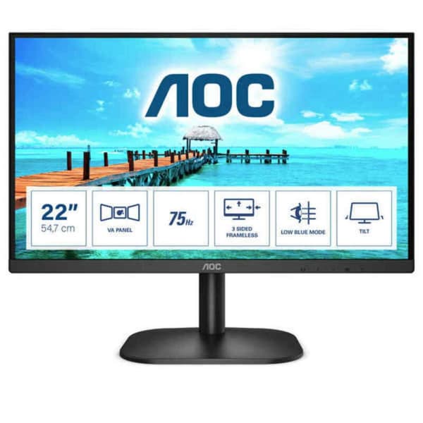 Näyttö AOC 22B2H/EU 21,5" Full HD 75 Hz WLED musta