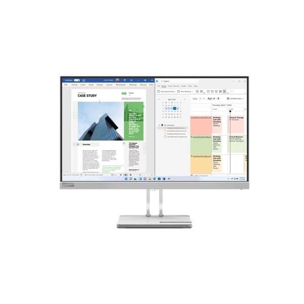 Skärm - LENOVO - L25e-40 - 24,5" FHD - 75Hz - 4ms - EyeSafe - HDMI/VGA - Grå Grå