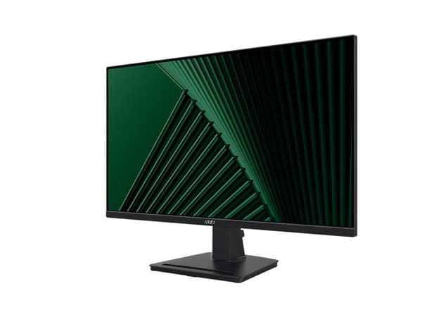 MSI PRO MP245G - LCD-skjerm - 24" (23.8" synlig) - 1920 x 1080 Full HD (1080p) @ 100 Hz - 300 cd/m² - 1000:1 - 1 ms - HDMI, VGA, DisplayPort - høytta Sort
