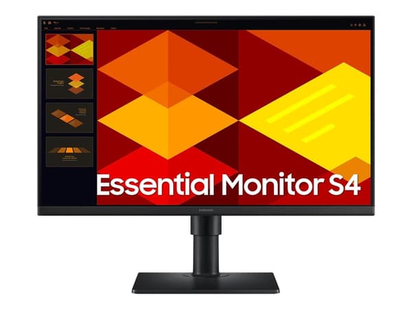 Samsung S24D400GAU - S40GD Series - LED-skjerm - 24" - 1920 x 1080 Full HD (1080p) @ 100 Hz - IPS - 250 cd/m² - 1000:1 - 5 ms - 2xHDMI, DisplayPort -