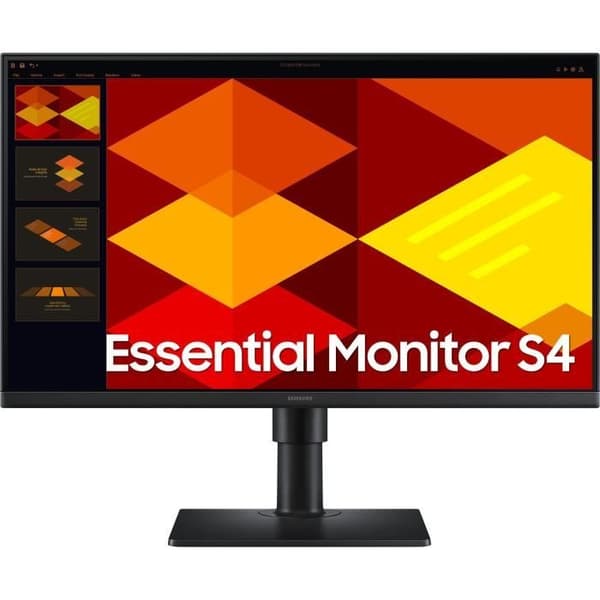 Skärm PC - SAMSUNG - S24D400G - 24'' - FHD 1920x1080 - 100Hz - IPS - 5ms(GTG) - 250cd/m² - Justerbar fot - HDMI - DisplayPort