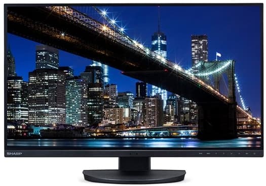 Sharp MultiSync EA272U, digital flatpanelskjerm, 68,6 cm (27"), LCD, 3840 x 2160 piksler Sort