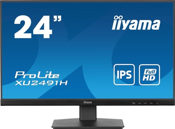 iiyama ProLite XU2491H-B1 - LED-skärm - 24" (23,8" för visning) - 1920 x 1080 Full HD (1080p) @ 100 Hz - IPS - 300 cd/m² - 1300:1 - 0,5 ms - HDMI, Di