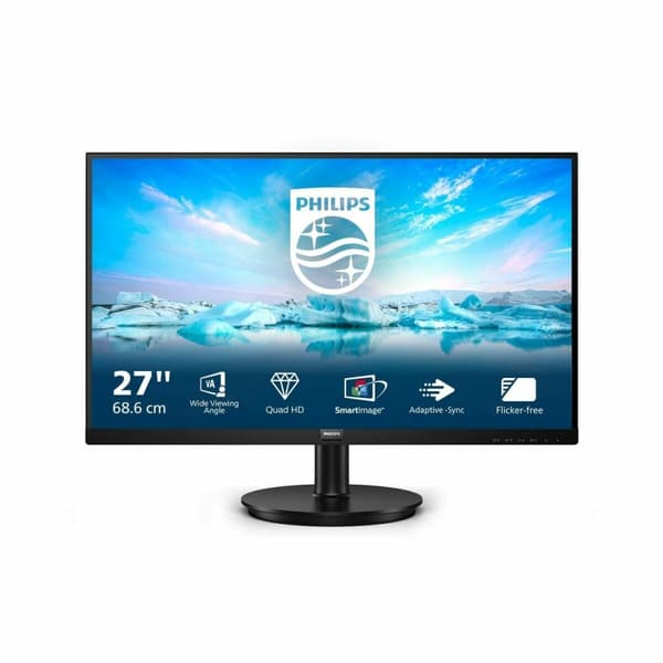 Skærm Philips 275V8LA/00 WLED Quad HD 27" LED VA Flicker free Sort
