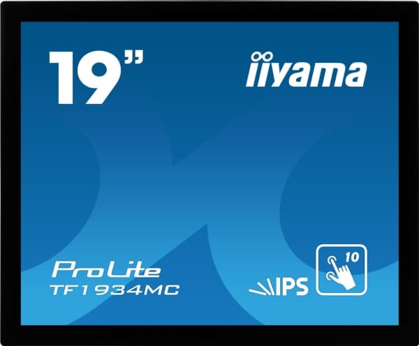 iiyama ProLite TF1934MC-B7X - LED-monitori - 48 cm (19") - avoin kehys - kosketusnäyttö - 1280 x 1024 - IPS - 350 cd/m² - 1000:1 - 14 ms - HDMI, VGA,
