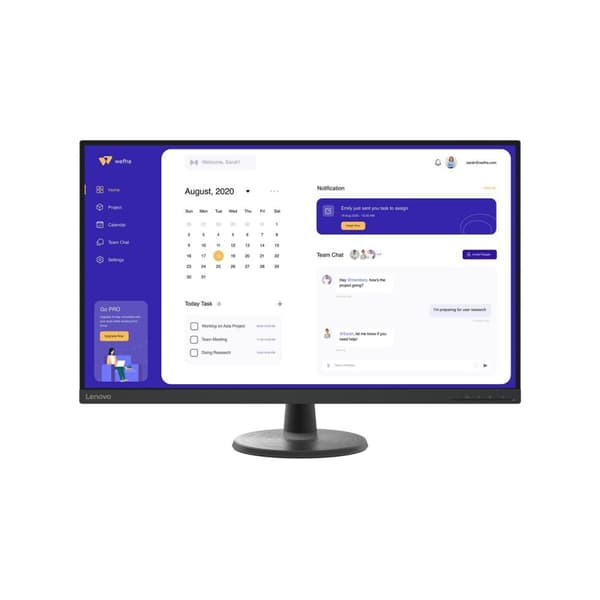 Gaming skærm Lenovo 63DAGAT2EU 4K Ultra HD 31,5" Sort