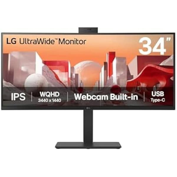 34" UltraWide-skärm - LG - 34BA85QE-B - 3440x1440 - IPS - 5ms - HDMI/DP/USB-C