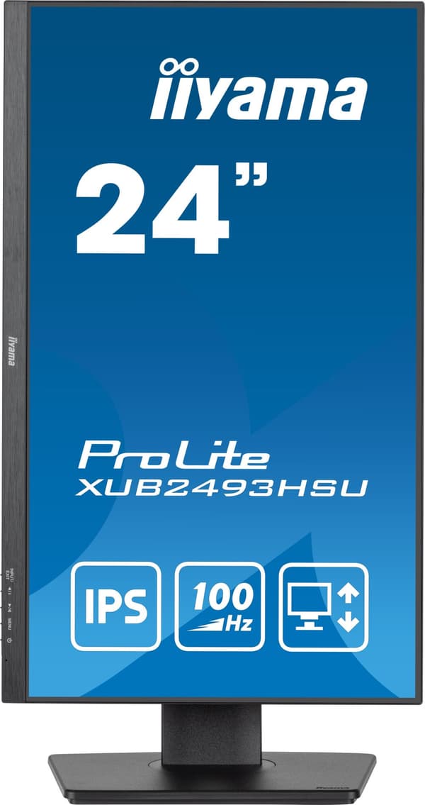 iiyama ProLite XUB2493HSU-B7 24" IPS-skärm, 1920 x 1080 Full HD, 100Hz, 1ms