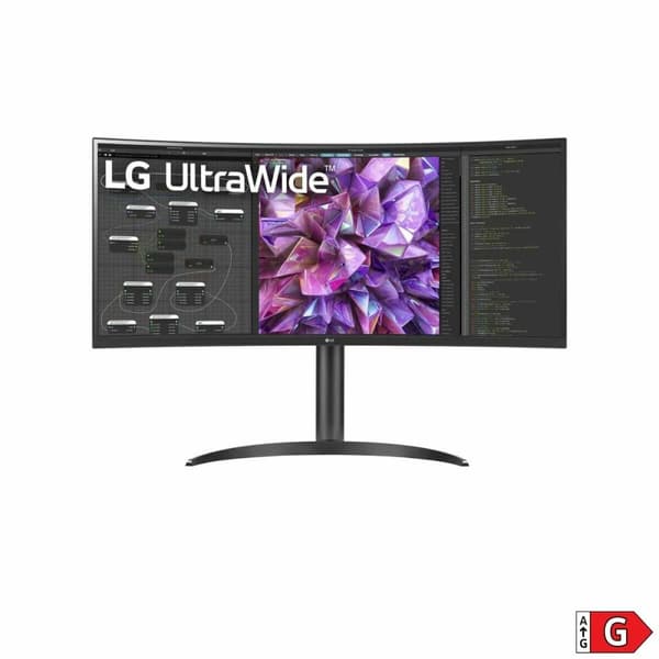 Näyttö LG 34WQ75C-B 34" Quad HD 144 Hz