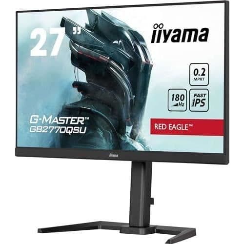 PC-skärm - IIYAMA - GB2770QSU-B6 - 27" IPS 2560 x 1440 - 0,2ms - 180Hz - HDMI DP - Svart