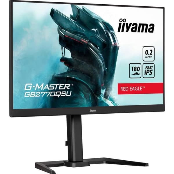 PC-skärm - IIYAMA - GB2770QSU-B6 - 27" IPS 2560 x 1440 - 0,2ms - 180Hz - HDMI DP - Svart