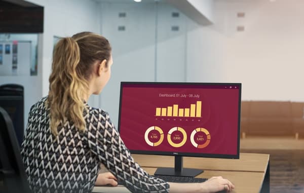 DELL E-serien E2725H datorskärm 68,6 cm (27") 1920 x 1080 pixlar Full HD LED Svart