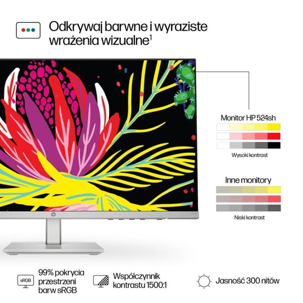 HP LED IPS MONITOR 23,8" 524sh (94C19E9) 100Hz