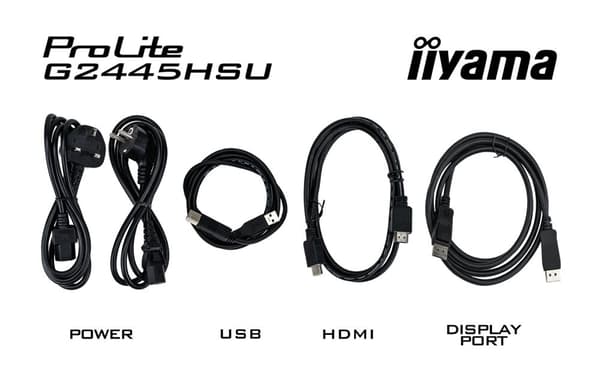 iiyama G-MASTER G2445HSU-B2 computerskærm 61 cm (24") 1920 x 1080 pixels Full HD LCD Sort