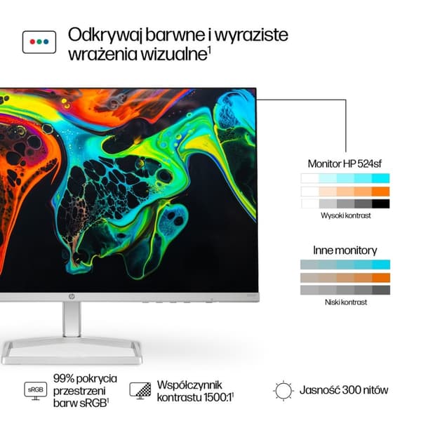 HP 23,8-tums Series 5 FHD-skärm - 524sf