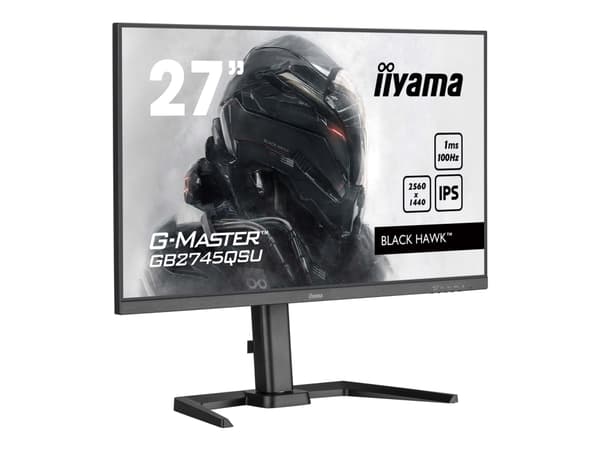 iiyama G-MASTER GB2745QSU-B2, 68,6 cm (27"), 2560 x 1440 pikseliä, Wide Quad HD, LED, 1 ms, lajittelu