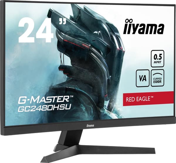 iiyama G-MASTER GC2480HSU-B1 24" VA-bildskärm, 1920 x 1080 Full HD, 100Hz, 0,5ms
