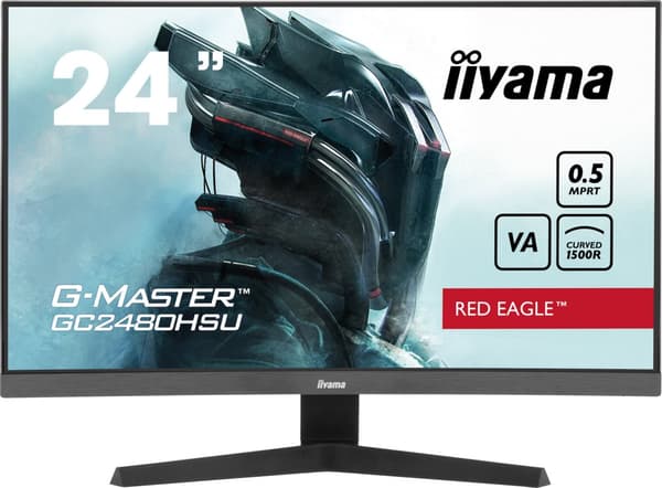 iiyama G-MASTER GC2480HSU-B1 24" VA-bildskärm, 1920 x 1080 Full HD, 100Hz, 0,5ms