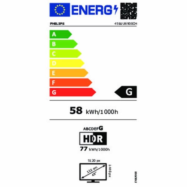 Näyttö Philips 45B1U6900CH/00 44,5" UltraWide Dual Quad HD 75 Hz