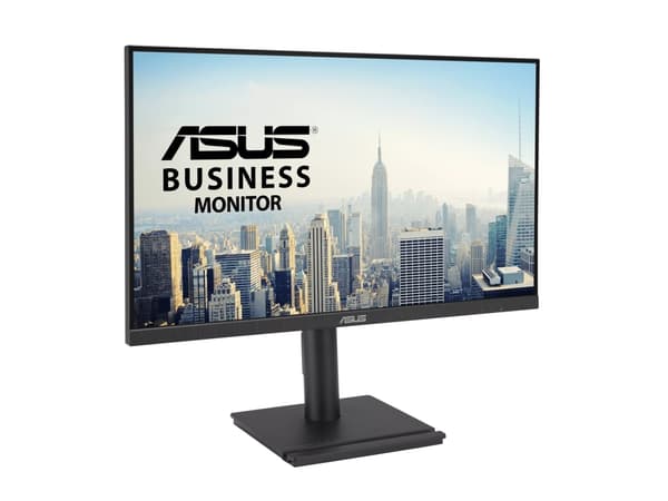 ASUS - LED-skjerm - 27" - 1920 x 1080 Full HD (1080p) @ 100 Hz - IPS - 300 cd/m² - 1000:1 - 1 ms - HDMI, VGA, DisplayPort - høyttalere - svart