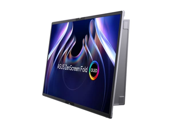 ASUS ZenScreen Fold OLED MQ17QH - OLED-skjerm - 17.3" - portabel - 2560 x 1920 QHD @ 60 Hz - 500 cd/m² - 1000000:1 - DisplayHDR 500 True Black - 0.2