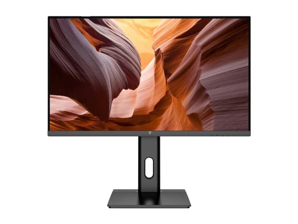 V7 L270QC-HAS-E - LED-skärm - 27" - 2560 x 1440 QHD - IPS - 300 cd/m² - 1000:1 - 5 ms - HDMI, DisplayPort, USB-C - högtalare - svart