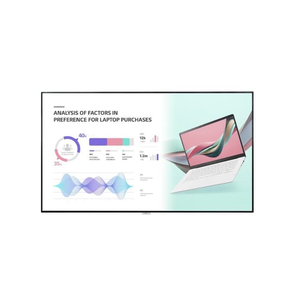 Videovägg Monitor LG 98UH5J-H 98" 4K Ultra HD Svart