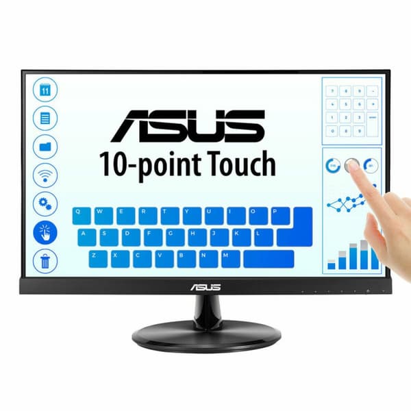 Pekskärm Asus VT229H Full HD 60 Hz Svart