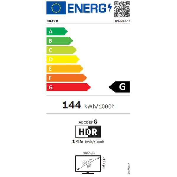 Videovägg Monitor NEC ME652 4K Ultra HD 65"