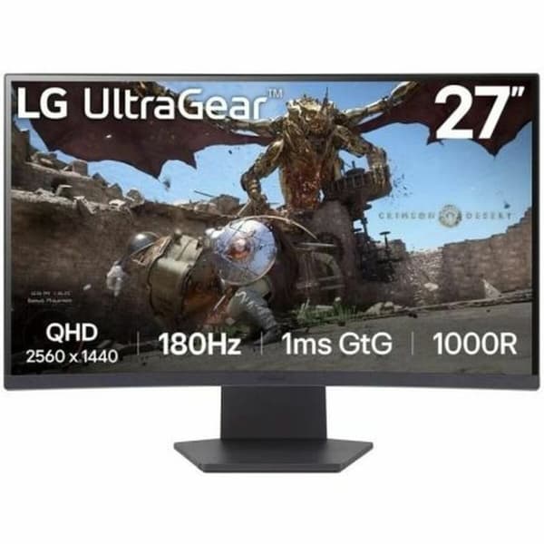 Spilleskjerm LG 27GS60QC-B Full HD 27" 144 Hz 180 Hz