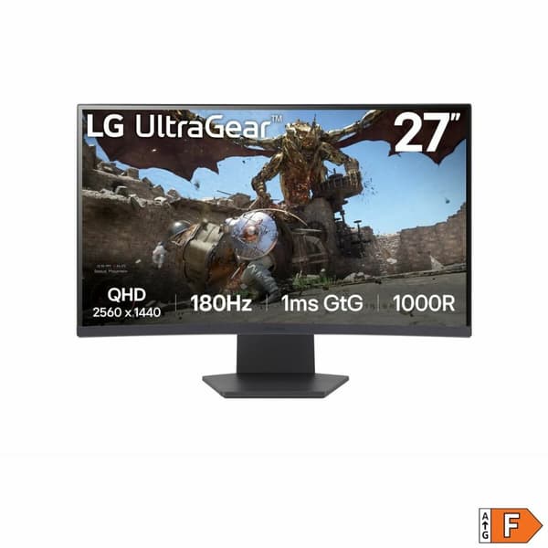 Spilleskjerm LG 27GS60QC-B Full HD 27" 144 Hz 180 Hz