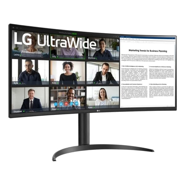Näyttö LG 34WR55QK-B 4K Ultra HD Wide Quad HD 34"