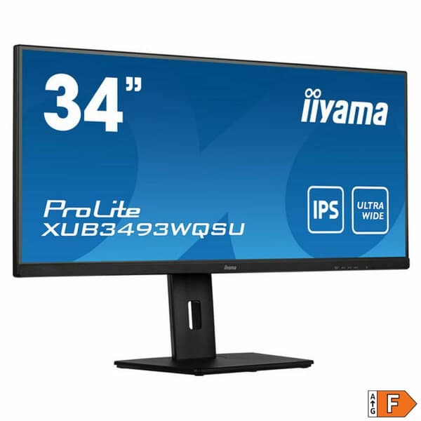Näyttö Iiyama XUB3493WQSU-B5 Musta 75 Hz 34" UltraWide Quad HD