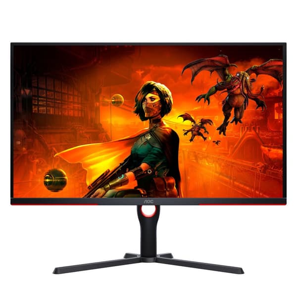 Monitor Gaming AOC  U32G3X/BK 4K Ultra HD 32" Svart, Röd