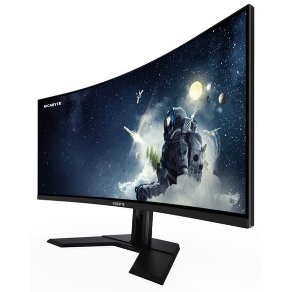Spelskärm - GIGABYTE - G34WQCP - 34" böjd - WQHD 3440 x 1440 - 180Hz 1ms FreeSync Premium