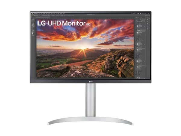 LG 27UP850K-W - LED-skärm - 27" - 3840 x 2160 4K UHD (2160p) - IPS - 400 cd/m² - 1200:1 - DisplayHDR 400 - 5 ms - 2xHDMI, DisplayPort, USB-C - högtal