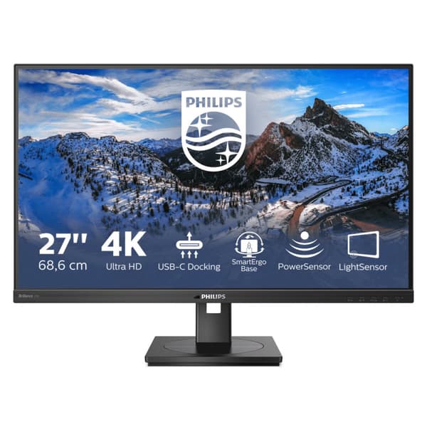 Näyttö Philips 279P1/00 3840 x 2160 px 27" LED musta
