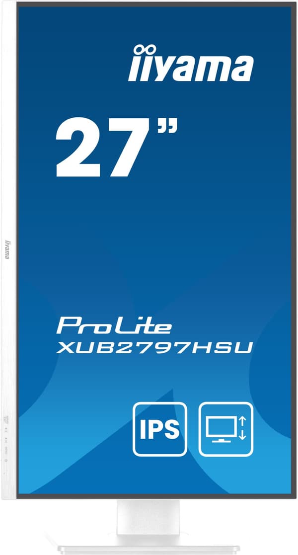 iiyama ProLite XUB2797HSU-W2 27" IPS-skärm, 1920 x 1080 Full HD, 100Hz, 1ms