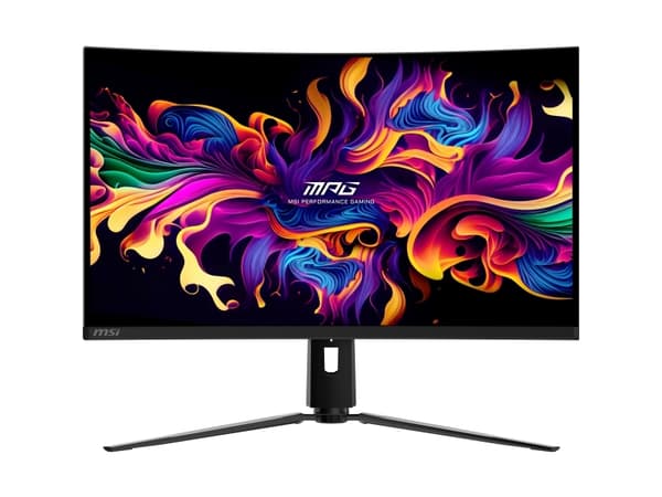 MSI MPG 321CURXDE QD-OLED - OLED-monitor - spel - böjd - 32" (31.5" visbar) - 3840 x 2160 UHD @ 240 Hz - 1000 cd/m² - 1500000:1 - DisplayHDR 400 True